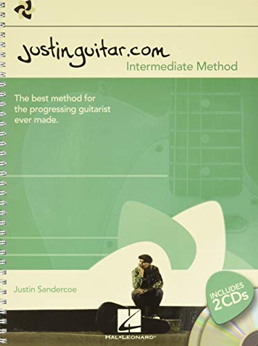 The Justinguitar.com Intermediate Method (Book/2CD): Noten, CD für Gitarre (Book & 2 Cds) von Hal Leonard Europe